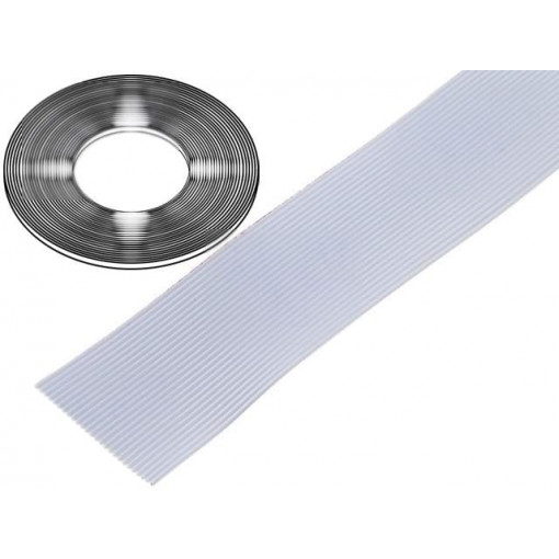 3801/26 (100FT); Wire: ribbon; 1.27mm; stranded; Cu; 26x26AWG; unshielded; PVC; grey; 3M
