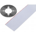 3801/50 (100FT); Wire: ribbon; 1.27mm; stranded; Cu; 50x26AWG; unshielded; PVC; grey; 3M 3801/50 (100FT); Wire: ribbon; 1.27mm; stranded; Cu; 50x26AWG; unshielded; PVC; grey; 3M