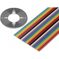3811/26 (100FT); Wire: ribbon; 1.27mm; stranded; Cu; 26x26AWG; unshielded; PVC; 49V; 3M 3811/26 (100FT); Wire: ribbon; 1.27mm; stranded; Cu; 26x26AWG; unshielded; PVC; 49V; 3M
