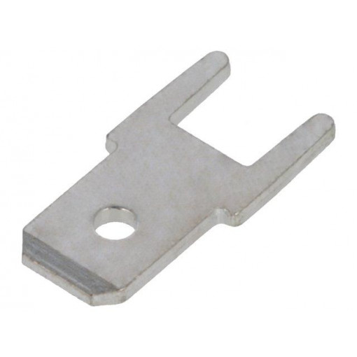 382508.28; Terminal: flat; 4.8mm; 0.8mm; THT; bronze; tinned; straight; VOGT