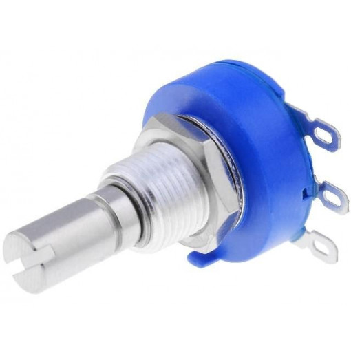 3851A-282-103BL; Potentiometer: shaft; single turn; 10kΩ; ±20%; 1W; linear; 6.35mm; BOURNS