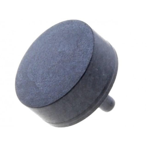 3EL9.5; Button; round; black; MEC