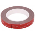 3M VHB GPH 110 19MMX5M; Tape: fixing; W: 19mm; L: 5m; Thk: 1.1mm; acrylic; grey; max.230°C; 3M 3M VHB GPH 110 19MMX5M; Tape: fixing; W: 19mm; L: 5m; Thk: 1.1mm; acrylic; grey; max.230°C; 3M