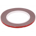 3M VHB GPH 110 6MMX5M; Tape: fixing; W: 6mm; L: 5m; Thk: 1.1mm; acrylic; grey; max.230°C; 3M 3M VHB GPH 110 6MMX5M; Tape: fixing; W: 6mm; L: 5m; Thk: 1.1mm; acrylic; grey; max.230°C; 3M