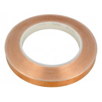 ; Tape: electrically conductive; W: 12mm; L: 33m; Thk: 0.066mm; copper; 3M