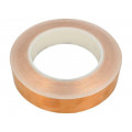 ; Tape: electrically conductive; W: 25mm; L: 33m; Thk: 0.066mm; copper; 3M