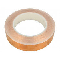 ; Tape: electrically conductive; W: 25mm; L: 33m; Thk: 0.066mm; copper; 3M