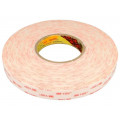 ; Tape: fixing; W: 19mm; L: 33m; Thk: 0.6mm; acrylic; white; -35÷90°C; 3M