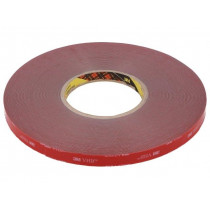3M VHB GPH 060 12MMX33M; Tape: fixing; W: 12mm; L: 33m; Thk: 0.6mm; acrylic; grey; max.230°C; 3M