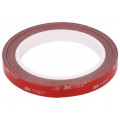 3M VHB GPH 060 12MMX5M; Tape: fixing; W: 12mm; L: 5m; Thk: 0.6mm; acrylic; grey; max.230°C; 3M