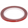 3M VHB GPH 060 6MMX5M; Tape: fixing; W: 6mm; L: 5m; Thk: 0.6mm; acrylic; grey; max.230°C; 3M