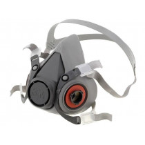 6200; 6000 series dust respirator; Size: M; Series: 6000; 3M 6200; 6000 series dust respirator; Size: M; Series: 6000; 3M