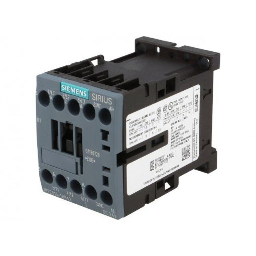 3RT2015-1BB42; Contactor: 3-pole; NO x3; Auxiliary contacts: NC; 24VDC; 7A; 3RT20; SIEMENS