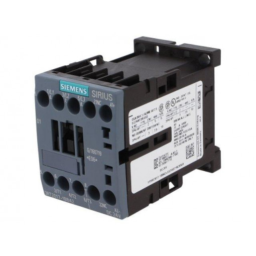 3RT2017-1BB42; Contactor: 3-pole; NO x3; Auxiliary contacts: NC; 24VDC; 12A; 3RT20; SIEMENS