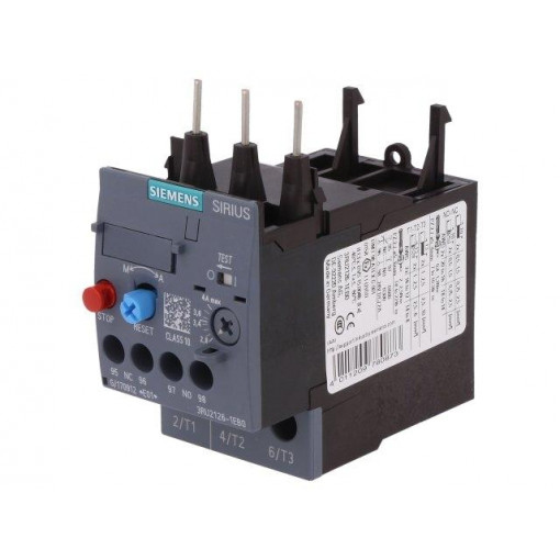 3RU2126-1EB0; Thermal relay; Series: 3RT20; Size: S0; Auxiliary contacts: NC,NO; SIEMENS
