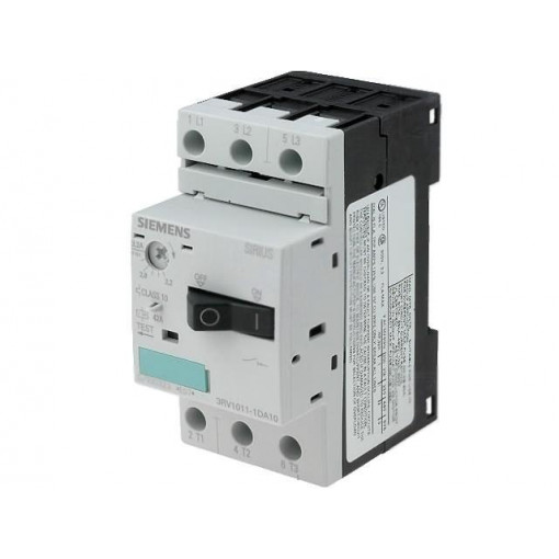 3RV1011-1DA10; Motor breaker; 1.1kW; 220÷690VAC; DIN; Short circ.release: 42A; SIEMENS