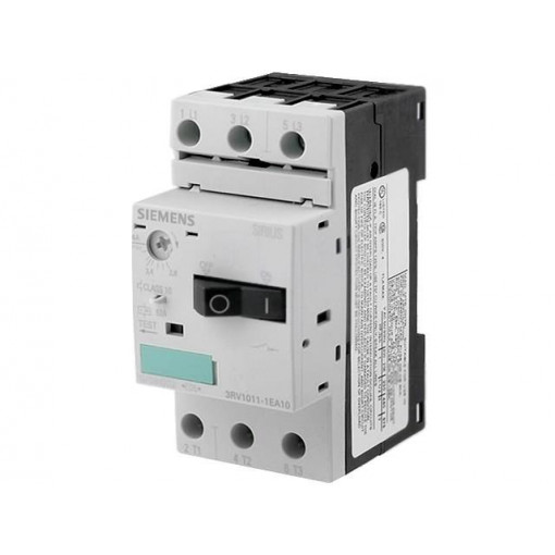3RV1011-1EA10; Motor breaker; 1.5kW; 220÷690VAC; DIN; Short circ.release: 52A; SIEMENS