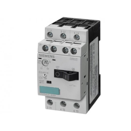 3RV1011-1HA10; Motor breaker; 3kW; 220÷690VAC; DIN; Overcurrent release: 5.5÷8A; SIEMENS