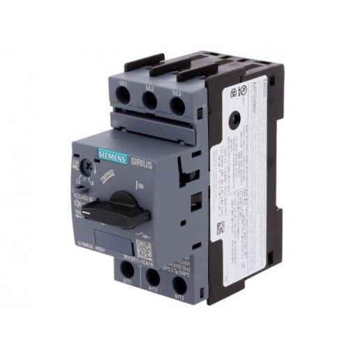 3RV2011-1CA10; Motor breaker; 0.75kW; 220÷690VAC; DIN; Short circ.release: 33A; SIEMENS