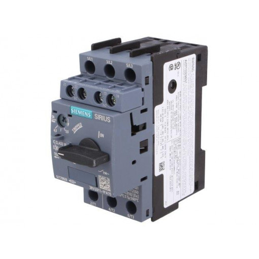 3RV2011-1FA15; Motor breaker; 1.5kW; Auxiliary contacts: NO + NC; 220÷690VAC; SIEMENS