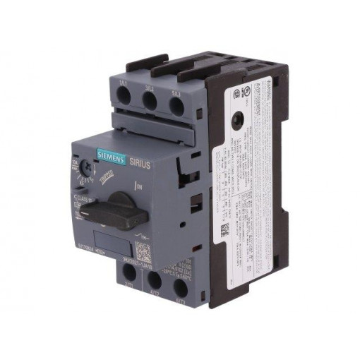 3RV2021-1JA10; Motor breaker; 4kW; 220÷690VAC; DIN; Overcurrent release: 7÷10A; SIEMENS