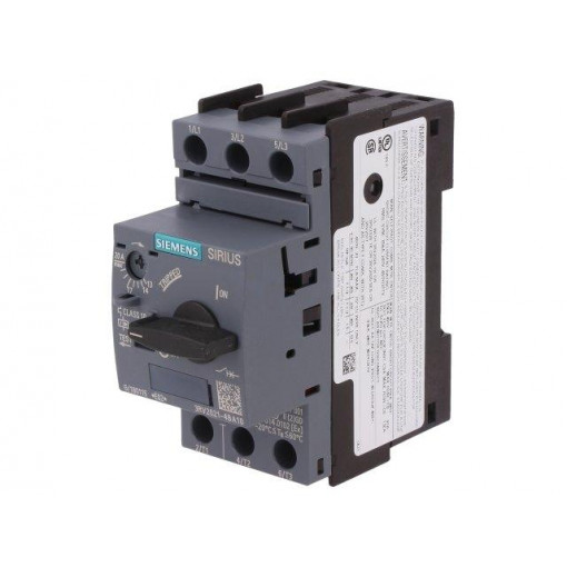 3RV2021-4BA10; Motor breaker; 7.5kW; 220÷690VAC; DIN; Short circ.release: 260A; SIEMENS