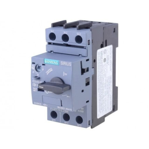3RV2021-4DA10; Motor breaker; 11kW; 220÷690VAC; DIN; Overcurrent release: 18÷25A; SIEMENS