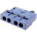 3RV2901-1E; Auxiliary contacts; Auxiliary contacts: NO + NC; front; SIEMENS 3RV2901-1E; Auxiliary contacts; Auxiliary contacts: NO + NC; front; SIEMENS