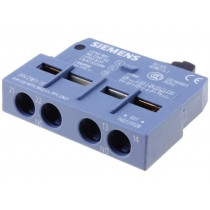 3RV2901-1E; Auxiliary contacts; Auxiliary contacts: NO + NC; front; SIEMENS
