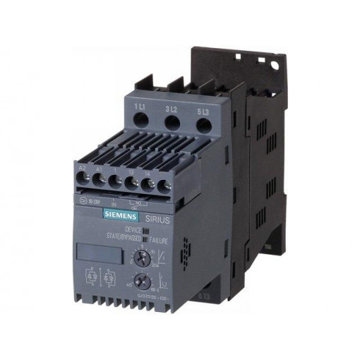 3RW3013-1BB04; Module: soft-start; Usup: 200÷480VAC; Series: S00; DIN; 24VDC; 1.5kW; SIEMENS