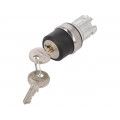 3SU1050-4BC01-0AA0; Switch: rotary with key; Stabl.pos: 1; 22mm; silver; Illumin: none; SIEMENS 3SU1050-4BC01-0AA0; Switch: rotary with key; Stabl.pos: 1; 22mm; silver; Illumin: none; SIEMENS
