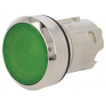 3SU1051-0AB40-0AA0; Switch: push-button; Stabl.pos: 1; 22mm; green; IP67; Pos: 2; Ø22mm; SIEMENS