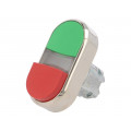 3SU1051-3BB42-0AA0; Switch: double; Stabl.pos: 1; 22mm; green/red; IP67; Pos: 2; Ø22mm; SIEMENS 3SU1051-3BB42-0AA0; Switch: double; Stabl.pos: 1; 22mm; green/red; IP67; Pos: 2; Ø22mm; SIEMENS