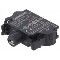 3SU1401-1BH40-3AA0; Illuminating unit; 22mm; 3SU1.5; -25÷70°C; Illumin: LED; front; SIEMENS