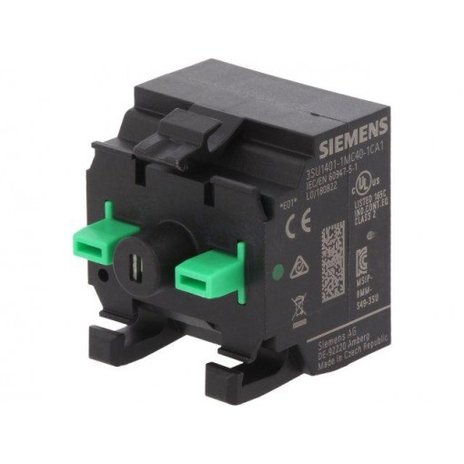 3SU1401-1MC40-1CA1; Command module; 3SU1.5; Illumin: LED; Ø22mm; SIEMENS