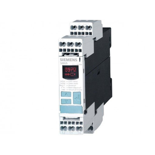 3UG4615-2CR20; Module: voltage monitoring relay; DIN; DPDT; OUT 1: 250VAC/3A; SIEMENS