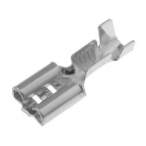4-160256-2; Terminal: flat; 6.3mm; 0.8mm; female; 1÷2.5mm2; crimped; straight; TE Connectivity 4-160256-2; Terminal: flat; 6.3mm; 0.8mm; female; 1÷2.5mm2; crimped; straight; TE Connectivity