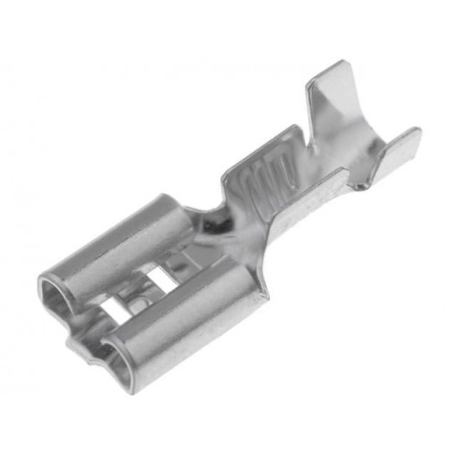 4-160256-2; Terminal: flat; 6.3mm; 0.8mm; female; 1÷2.5mm2; crimped; straight; TE Connectivity 4-160256-2; Terminal: flat; 6.3mm; 0.8mm; female; 1÷2.5mm2; crimped; straight; TE Connectivity