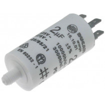 416100664; Capacitor: motors, run; 4uF; 425VAC; Ø28x55mm; -25÷85°C; ±5%; DUCATI ENERGIA