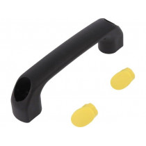 4.444.001-05; Handle; Mat: polyamide; black; H: 34mm; L: 120mm; yellow; W: 18mm; 530N; ROZTOCZE