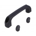 4.444.002-01; Handle; Mat: polyamide; black; H: 40mm; L: 145mm; black; W: 22.5mm; ROZTOCZE
