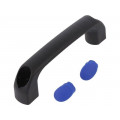 4.444.002-02; Handle; Mat: polyamide; black; H: 40mm; L: 145mm; blue; W: 22.5mm; 530N; ROZTOCZE