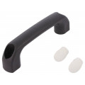 4.444.002-06; Handle; Mat: polyamide; black; H: 40mm; L: 145mm; grey; W: 22.5mm; 530N; ROZTOCZE
