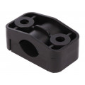 4.460.001; Fixing clamp; Cable P-clips; ØBundle : 17÷27mm; polyamide; black; ROZTOCZE