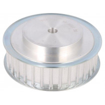 40 AT10   32-200ZA; Belt pulley; AT10; W: 25mm; whell width: 40mm; Ø: 100mm; aluminium; OPTIBELT