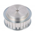 40 T10    25-200ZA; Belt pulley; T10; W: 25mm; whell width: 40mm; Ø: 77.75mm; aluminium; OPTIBELT 40 T10    25-200ZA; Belt pulley; T10; W: 25mm; whell width: 40mm; Ø: 77.75mm; aluminium; OPTIBELT