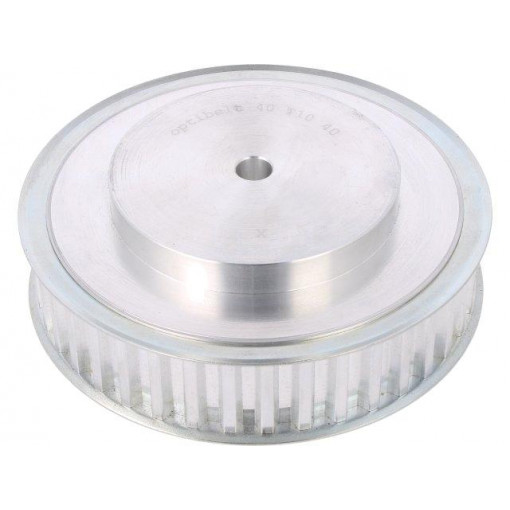 40 T10    40-200ZA; Belt pulley; T10; W: 25mm; whell width: 40mm; Ø: 125.45mm; aluminium; OPTIBELT 40 T10    40-200ZA; Belt pulley; T10; W: 25mm; whell width: 40mm; Ø: 125.45mm; aluminium; OPTIBELT