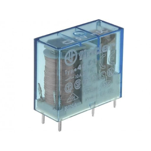 40.51.9.005.0000; Relay: electromagnetic; SPDT; Ucoil: 5VDC; 10A/250VAC; 10A/30VDC; FINDER