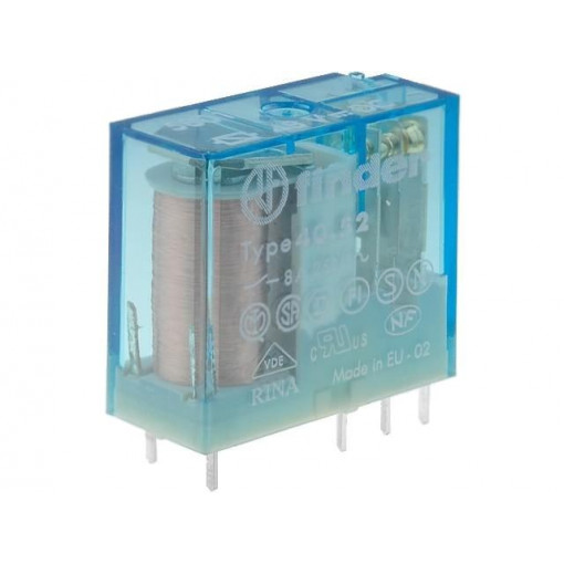 40.52.9.048.5000; Relay: electromagnetic; DPDT; Ucoil: 48VDC; 8A/250VAC; 8A/30VDC; FINDER