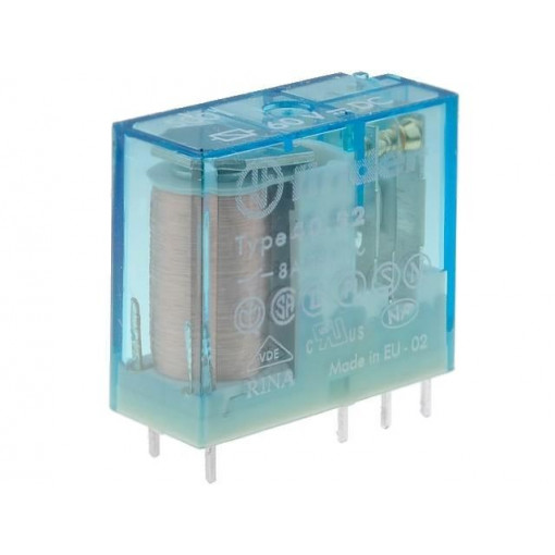 40.52.9.060.5001; Relay: electromagnetic; DPDT; Ucoil: 60VDC; 8A/250VAC; 8A/30VDC; FINDER
